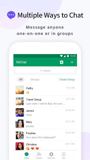 MiChat Lite screenshot