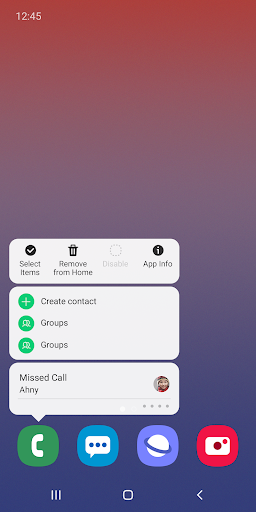 Samsung One UI Home screenshot