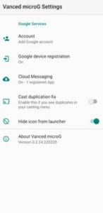 microG Services (GmsCore) screenshot 2