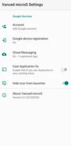microG Services (GmsCore) screenshot 2