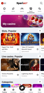 XpariBet screenshot 4