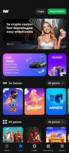 1win screenshot 1