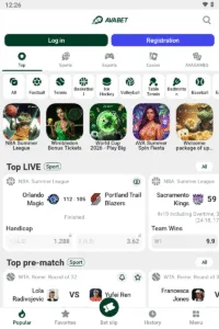 Avabet screenshot 2