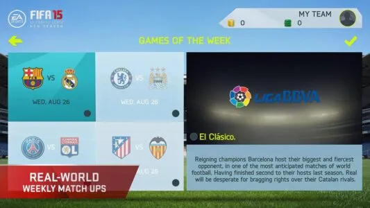 FIFA 15 Ultimate Team screenshot 4