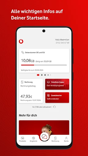 MeinVodafone screenshot