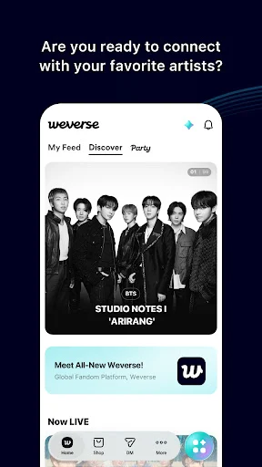 Weverse screenshot 2