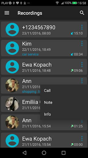 Call Recorder screenshot