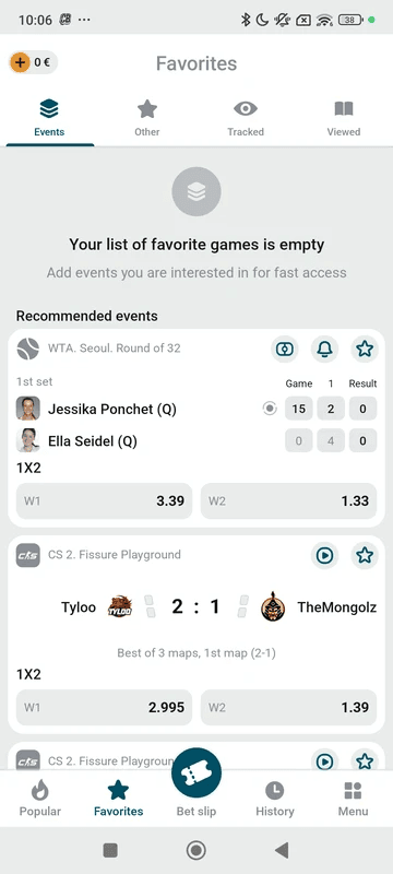 Coldbet screenshot