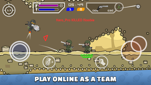 Mini Militia - War.io screenshot 1