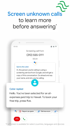 Phone by Google screenshot
