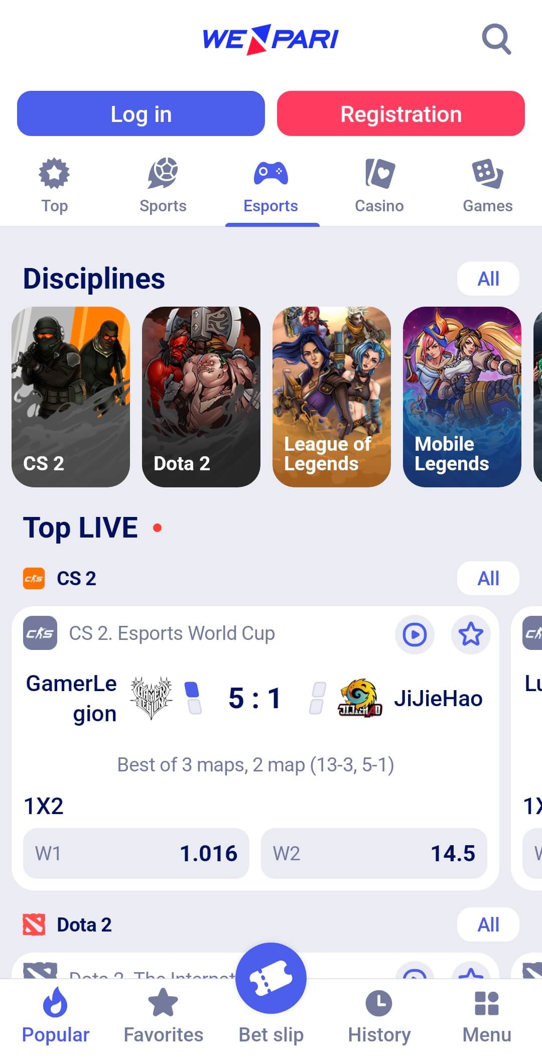 WePari screenshot