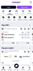 wowbet screenshot 3