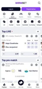 wowbet screenshot 3