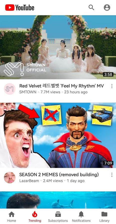 YouTube Vanced screenshot