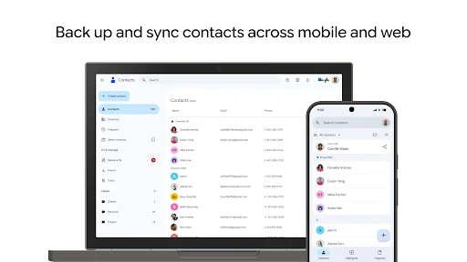 Contacts screenshot 1
