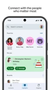 Contacts screenshot 5