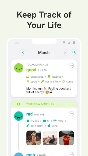 Daylio Journal screenshot