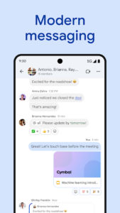 Google Chat screenshot 1