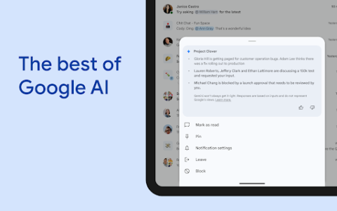 Google Chat screenshot 10