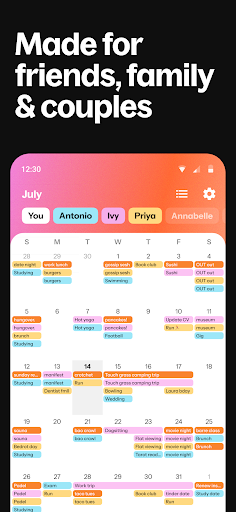 Howbout: shared calendar screenshot
