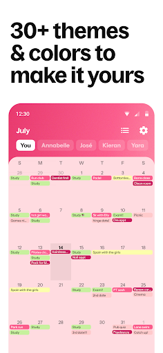 Howbout: shared calendar screenshot