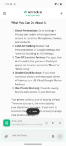NoTrack: Private AI Chat screenshot 3