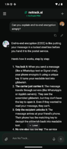 NoTrack: Private AI Chat screenshot 6