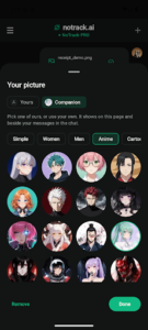 NoTrack: Private AI Chat screenshot 8