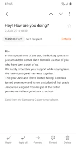 Samsung Email screenshot 3