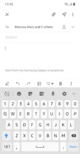 Samsung Email screenshot 4