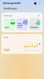 Samsung Health screenshot 5