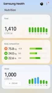 Samsung Health screenshot 6