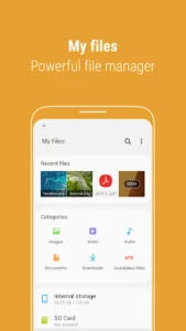Samsung My Files screenshot 1