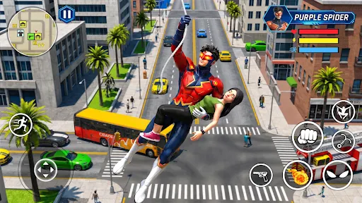Titan Rope Hero: Vice City screenshot 9