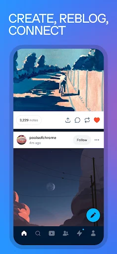 Tumblr: Social Media & Art screenshot