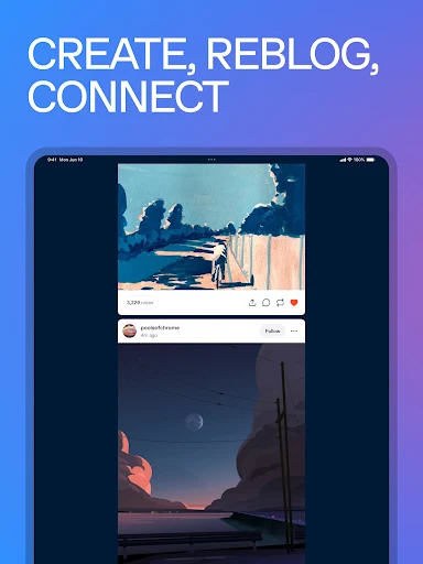Tumblr: Social Media & Art screenshot