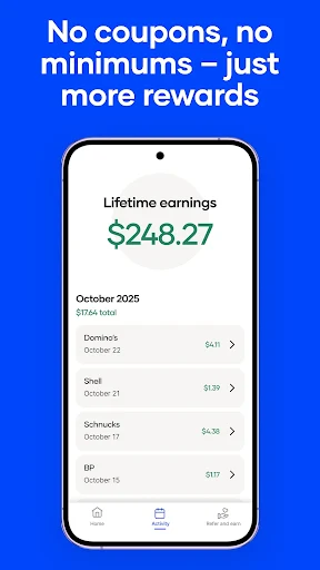 Upside: Gas & Food Cash Back screenshot