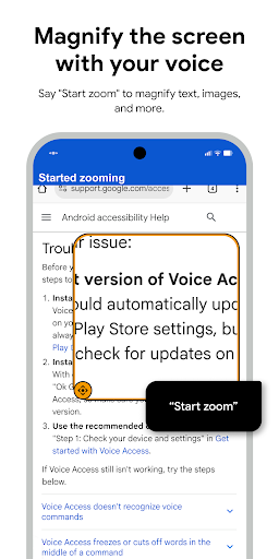 Voice Access screenshot