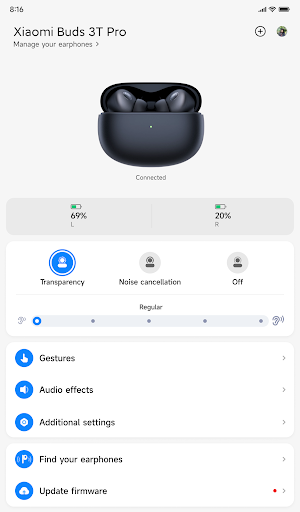 Xiaomi Earbuds screenshot