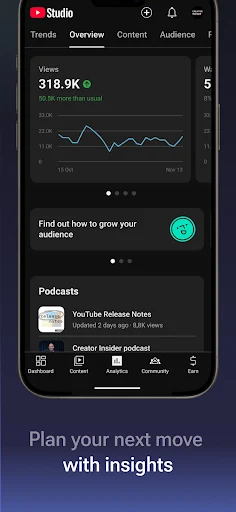 YouTube Studio screenshot