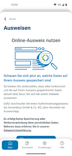 AusweisApp Bund screenshot 3