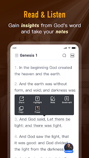 Bible Daily, KJV Bible + Audio screenshot 3