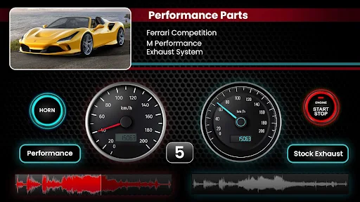 Car Engine Sounds - Gas Pedal screenshot 10