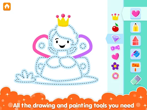 Coloring and Drawing For Girls screenshot 12