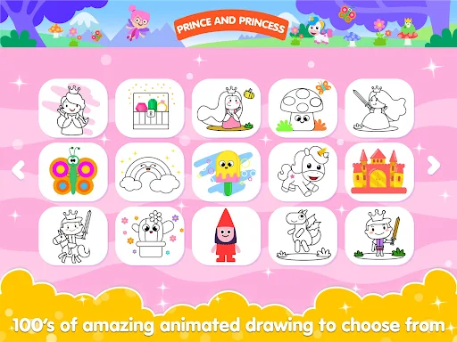 Coloring and Drawing For Girls screenshot 8