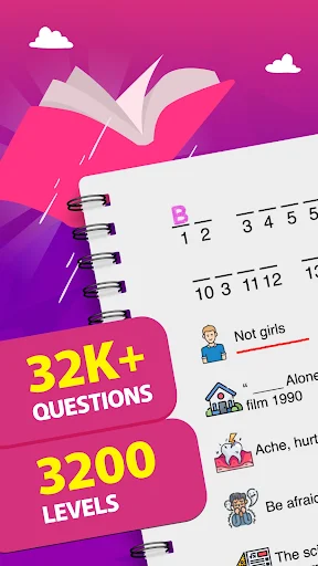 Crostic Crossword－Word Puzzles screenshot 1