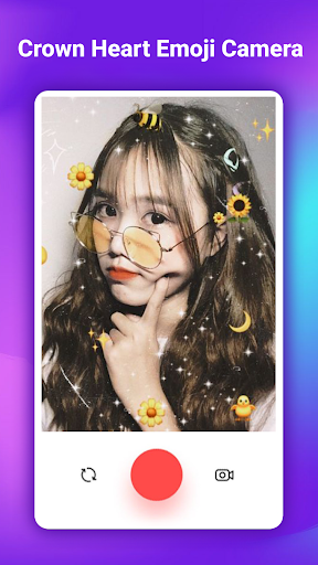 Crown Heart Emoji Camera screenshot 19