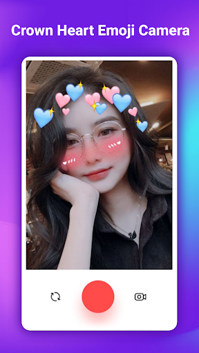Crown Heart Emoji Camera screenshot 20