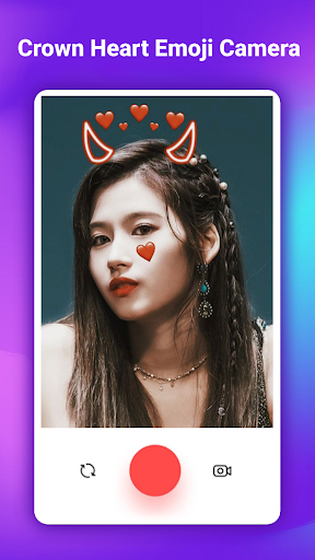 Crown Heart Emoji Camera screenshot 23