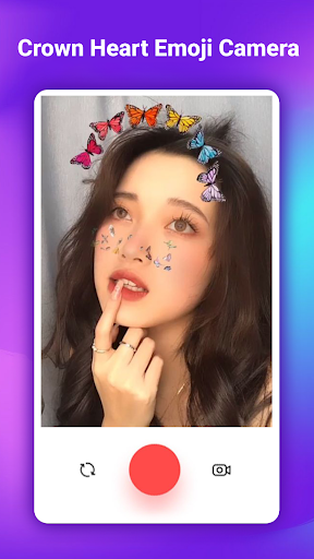 Crown Heart Emoji Camera screenshot 5